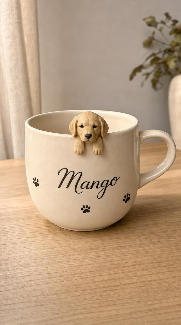 Handmade Dog mugs