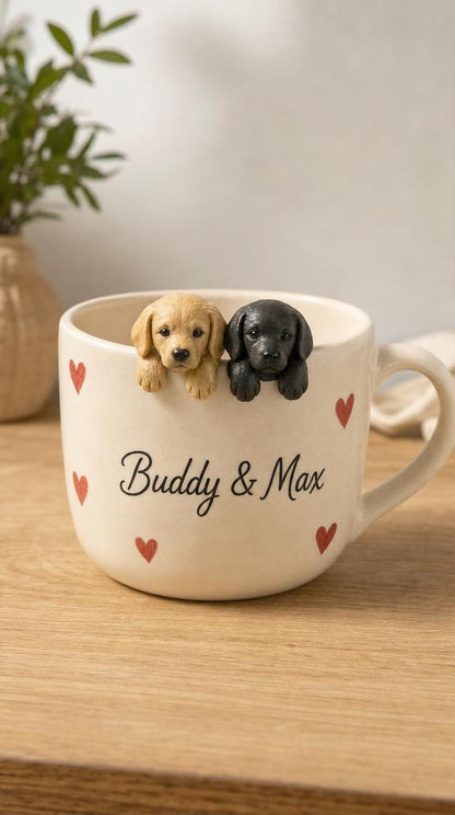 Handmade Dog mugs